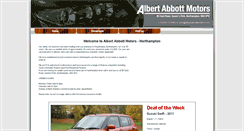 Desktop Screenshot of albertabbottmotors.com